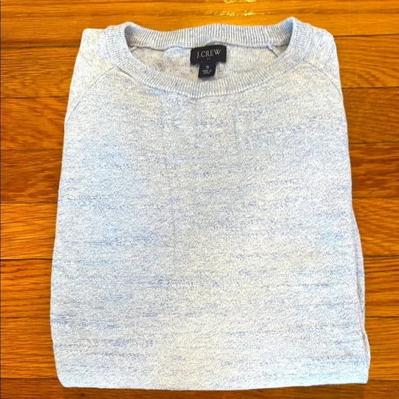 J. Crew Heather Blue Crewneck Sweater - Small - Picture 1 of 5